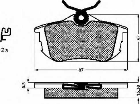 Spidan 32219 - Set placute frana,frana disc aaoparts.ro