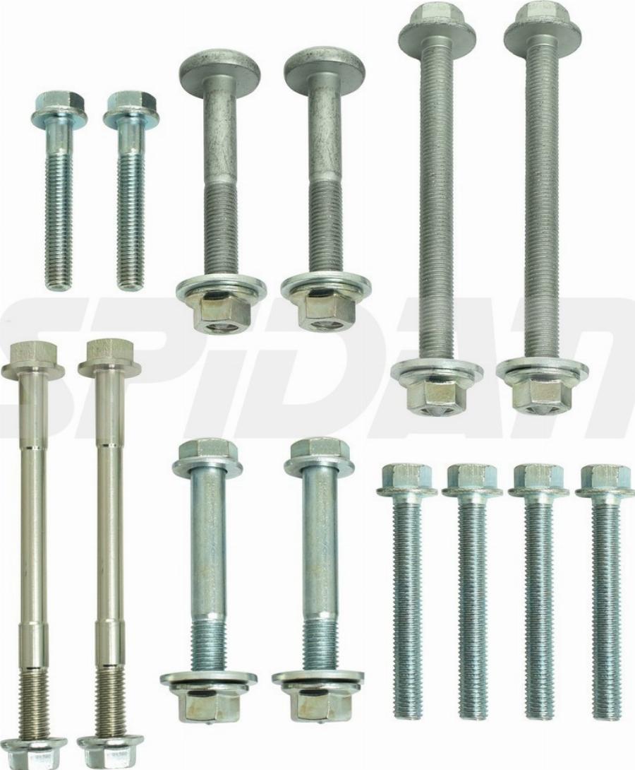 SPIDAN CHASSIS PARTS 60034 - Set reparatie, suspensie aaoparts.ro