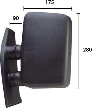 Spilu 50587 - Oglinda exterioara aaoparts.ro