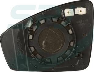 SPJ L-1308 - Sticla oglinda, oglinda retrovizoare exterioara aaoparts.ro