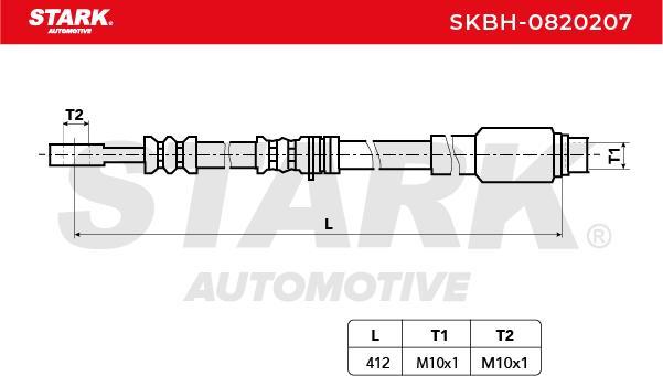 Stark SKBH-0820207 - Furtun frana aaoparts.ro