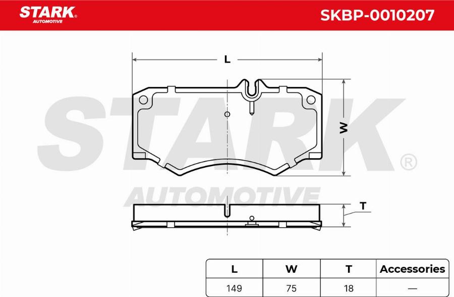 Stark SKBP-0010207 - Set placute frana,frana disc aaoparts.ro