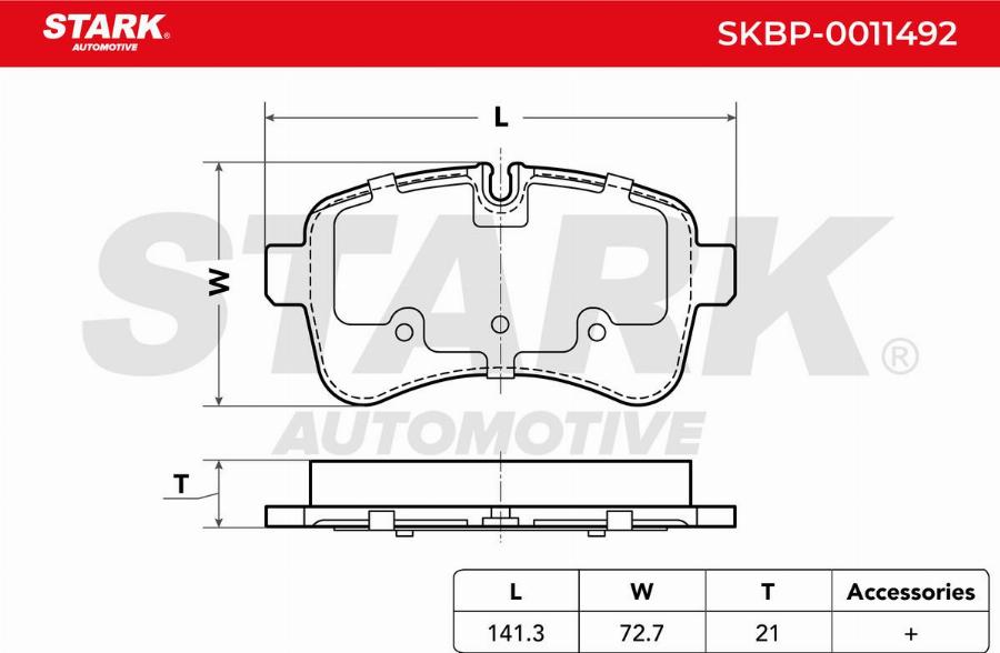 Stark SKBP-0011492 - Set placute frana,frana disc aaoparts.ro