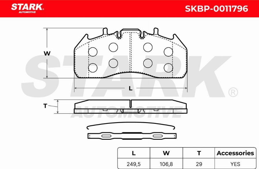 Stark SKBP-0011796 - Set placute frana,frana disc aaoparts.ro