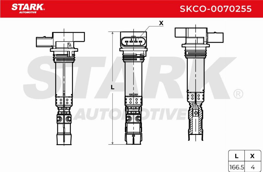 Stark SKCO-0070255 - Bobina de inductie aaoparts.ro