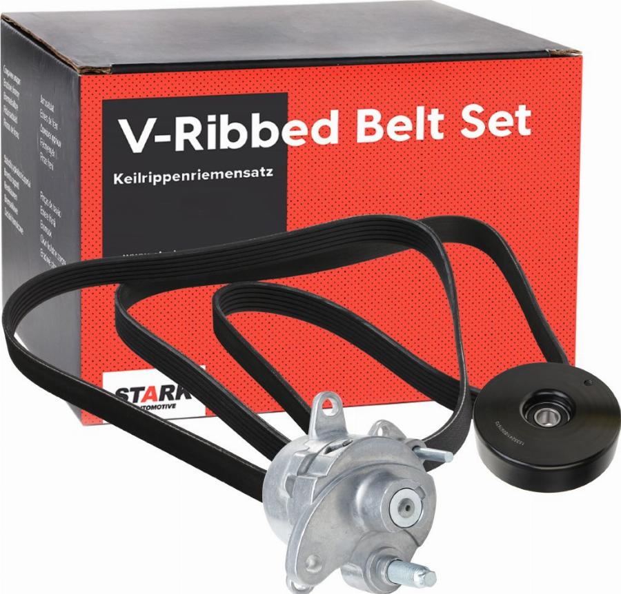 Stark SKRBS-1200748 - Set curea transmisie cu caneluri aaoparts.ro