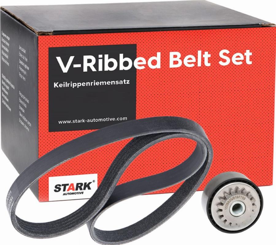 Stark SKRBS-1200786 - Set curea transmisie cu caneluri aaoparts.ro
