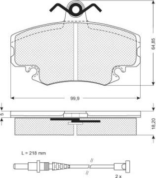 Starline BD S025 - Set placute frana,frana disc aaoparts.ro