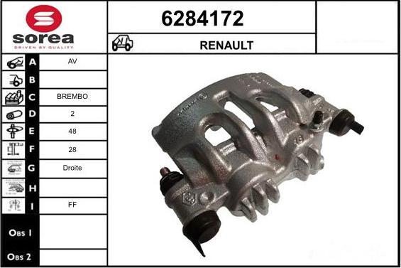 STARTCAR 6284172 - Etrier frana aaoparts.ro