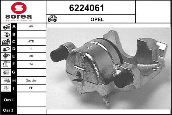STARTCAR 6224061 - Etrier frana aaoparts.ro