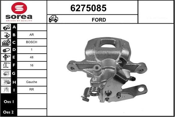 STARTCAR 6275085 - Etrier frana aaoparts.ro