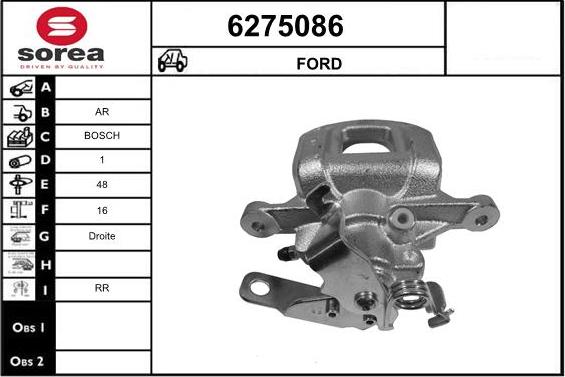STARTCAR 6275086 - Etrier frana aaoparts.ro