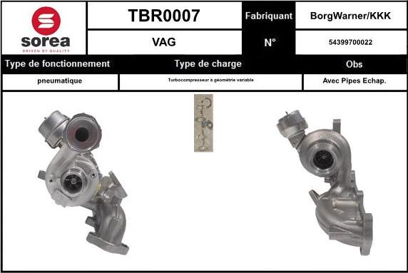 STARTCAR TBR0007 - Compresor,sistem de supraalimentare aaoparts.ro