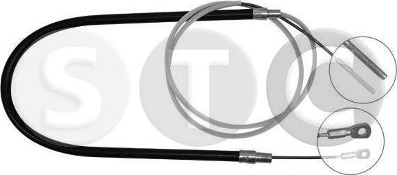 STC T480640 - Cablu, frana de parcare aaoparts.ro