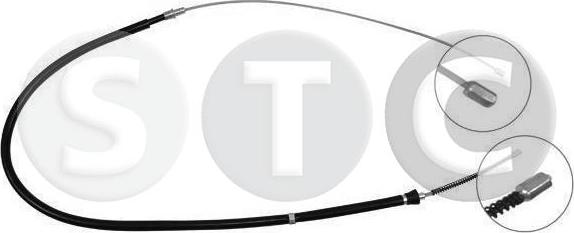 STC T480372 - Cablu, frana de parcare aaoparts.ro