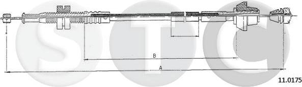 STC T481910 - Cablu acceleratie aaoparts.ro