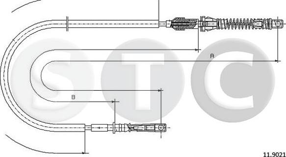 STC T481918 - Cablu acceleratie aaoparts.ro