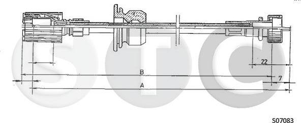 STC T481222 - Arbore tahometru aaoparts.ro