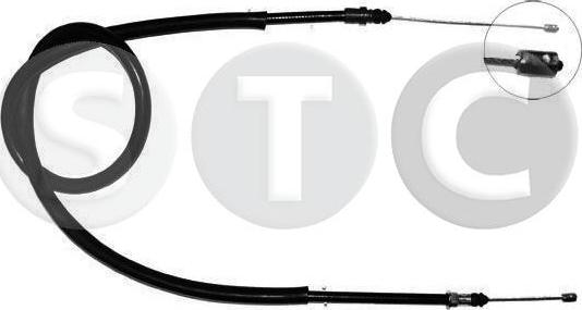 STC T483047 - Cablu, frana de parcare aaoparts.ro