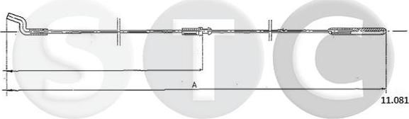 STC T483810 - Cablu acceleratie aaoparts.ro
