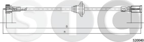STC T482447 - Arbore tahometru aaoparts.ro