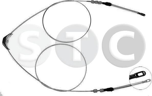 STC T482455 - Cablu, frana de parcare aaoparts.ro