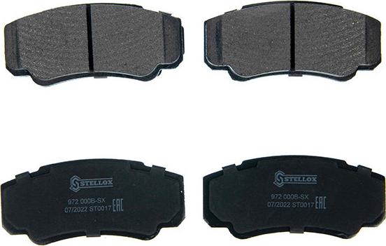 Stellox 972 000B-SX - Set placute frana,frana disc aaoparts.ro