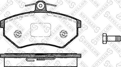 Stellox 412 000-SX - Set placute frana,frana disc aaoparts.ro
