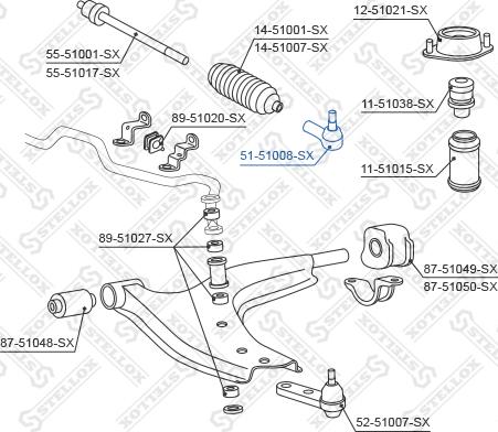Stellox 51-51008-SX - Cap de bara aaoparts.ro