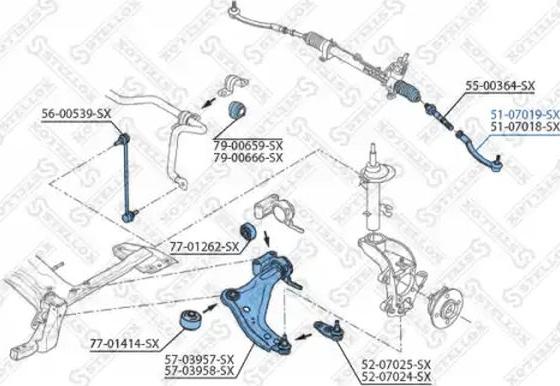 Stellox 51-07019-SX - Cap de bara aaoparts.ro