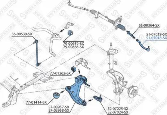 Stellox 51-07018-SX - Cap de bara aaoparts.ro