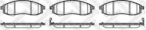 Stellox 609 012-SX - Set placute frana,frana disc aaoparts.ro