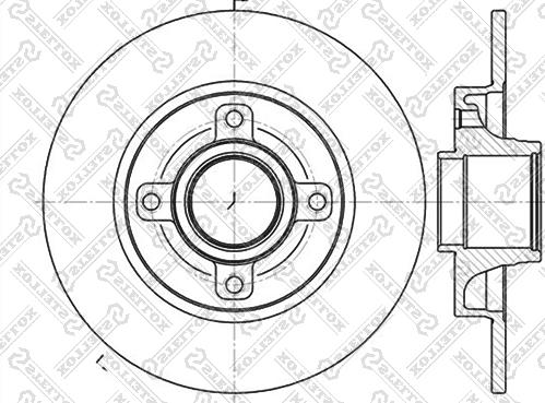 SNR KF159.48U - Disc frana aaoparts.ro