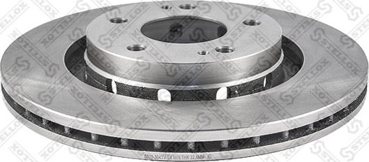 Stellox 6020-3043V-SX - Disc frana aaoparts.ro