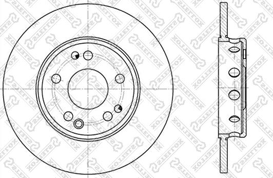 Stellox 6020-3606-SX - Disc frana aaoparts.ro
