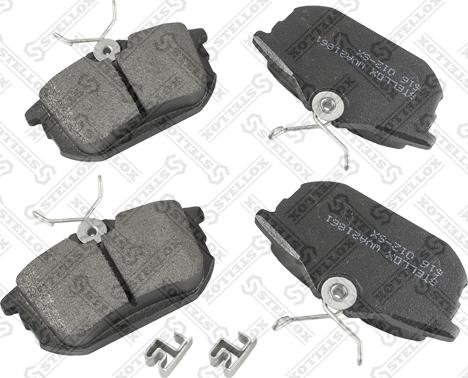 Stellox 616 012-SX - Set placute frana,frana disc aaoparts.ro