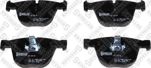 Stellox 689 025-SX - Set placute frana,frana disc aaoparts.ro