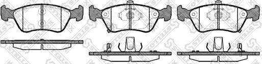 Stellox 687 002B-SX - Set placute frana,frana disc aaoparts.ro