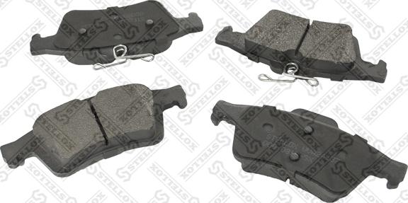 Stellox 000 081B-SX - Set placute frana,frana disc aaoparts.ro