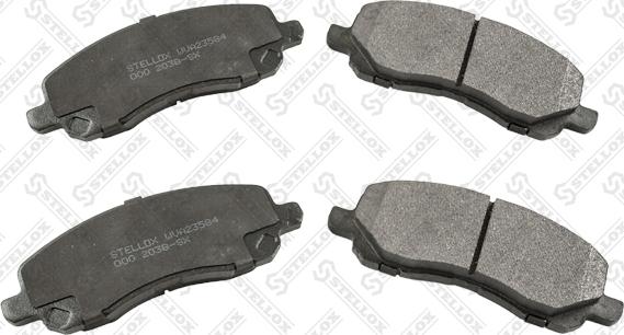 Stellox 000 203B-SX - Set placute frana,frana disc aaoparts.ro