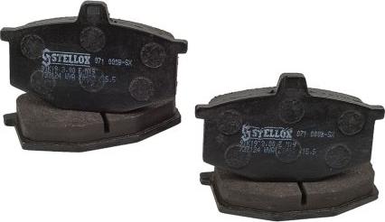 Stellox 071 000B-SX - Set placute frana,frana disc aaoparts.ro