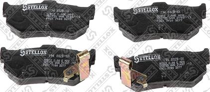 Stellox 194 002B-SX - Set placute frana,frana disc aaoparts.ro