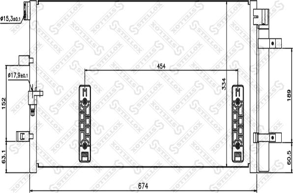 Stellox 10-45181-SX - Condensator, climatizare aaoparts.ro
