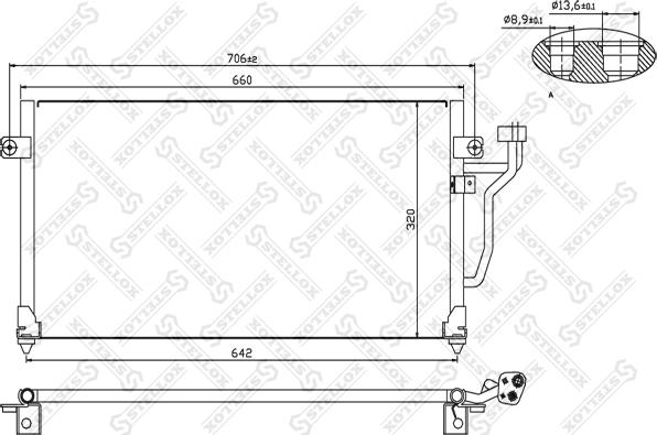 Stellox 10-45137-SX - Condensator, climatizare aaoparts.ro