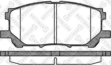 Stellox 1050 000B-SX - Set placute frana,frana disc aaoparts.ro
