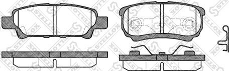 Stellox 1062 002-SX - Set placute frana,frana disc aaoparts.ro
