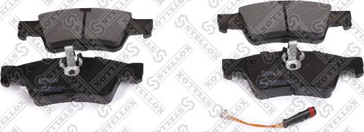 Stellox 1002 000B-SX - Set placute frana,frana disc aaoparts.ro