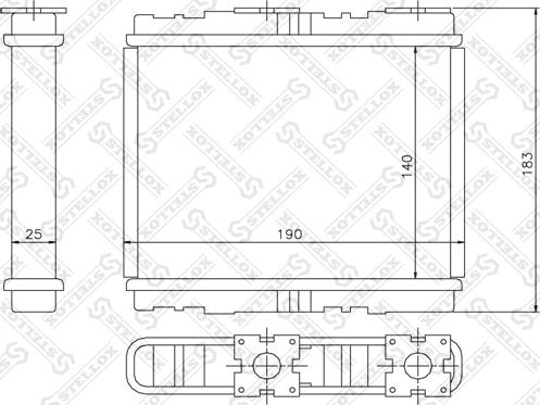 Stellox 10-35094-SX - Schimbator caldura, incalzire habitaclu aaoparts.ro