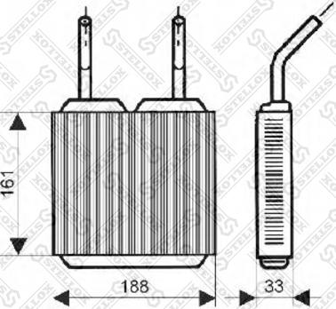 Stellox 10-35045-SX - Schimbator caldura, incalzire habitaclu aaoparts.ro