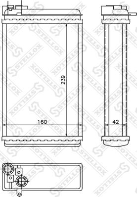 Stellox 10-35046-SX - Schimbator caldura, incalzire habitaclu aaoparts.ro